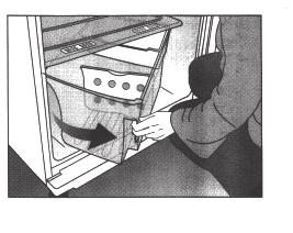 Možete staviti hranu koju želite zamrznuti da biste je pripremili za zamrzavanje u odjeljcima.