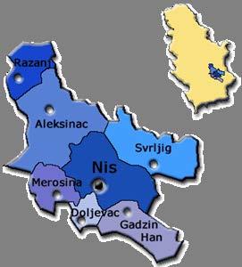 1. Профил ЈЛС 1.1. Географски подаци Ниш је по величини трећи град у Србији, налази се на реци Нишави, недалеко од њеног ушћа у Јужну Мораву, са више од 260.
