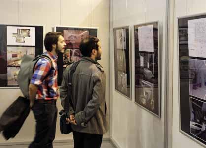 Studentski paviljon Šumarskog fakulteta POKRENI SE, FOTO: Đorđe Grubić Interesovanje za studentska rešenja enterijera FOTO: Viša škola likovnih i primenjenih umetnosti strukovnih studija Prva