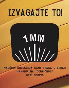 KANT TRAKE ZA VAŠ NAMEŠTAJ Kompanija Hranipex je proizvođač i distributer kant traka u centralnoj i istočnoj Evropi. Hranipex je osnovan 1993. godine. Kompanija je od tada u stalnom razvoju i rastu.