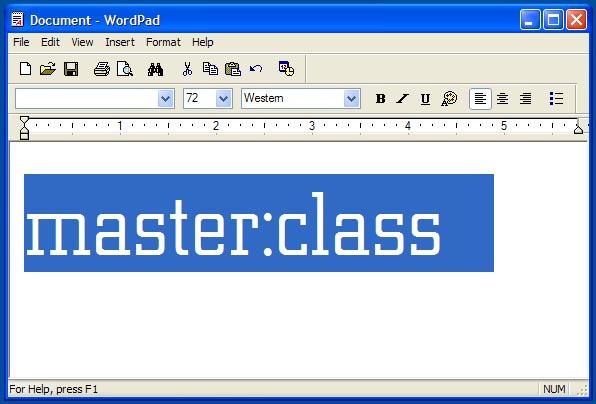 master:class kompjuterski centar Windows 11. WORDPAD Windows u sebi ima i program koji služi za unos i obradu teksta. To je aplikacija WordPad (Slika 18.).