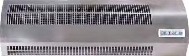 Serija "INTELLECT" zavese sa električnim grejačima / Electrically heated "INTELLECT" series Vazdušne zavese prečnika radnog kola f110mm (visina postavljanja do 3m) / Air curtains with runner diameter