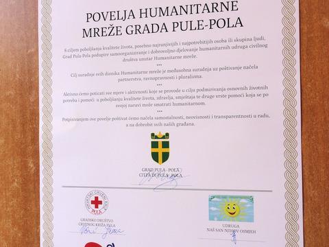 Članice Humanitrane mreže Grada Pule Grad Pula Gradsko društvo Crvenog križa Pula
