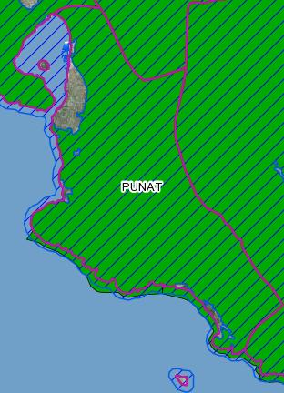 4.1.6 Općina Punat S izuzetkom naseljenih dijelova Općine Punat, preostalo područje Općine se nalazi u ekološkoj mreži Natura 2000 (Slika