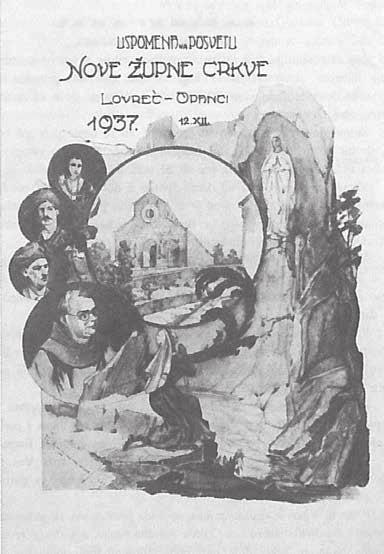 Kronika župnika fra Josipa Šimića (1930. - 1940. god.) Sutra dan je otišlo 12 ljudi, skinulo i prenijelo zvono i postavili su ga pokraj nove crkve.
