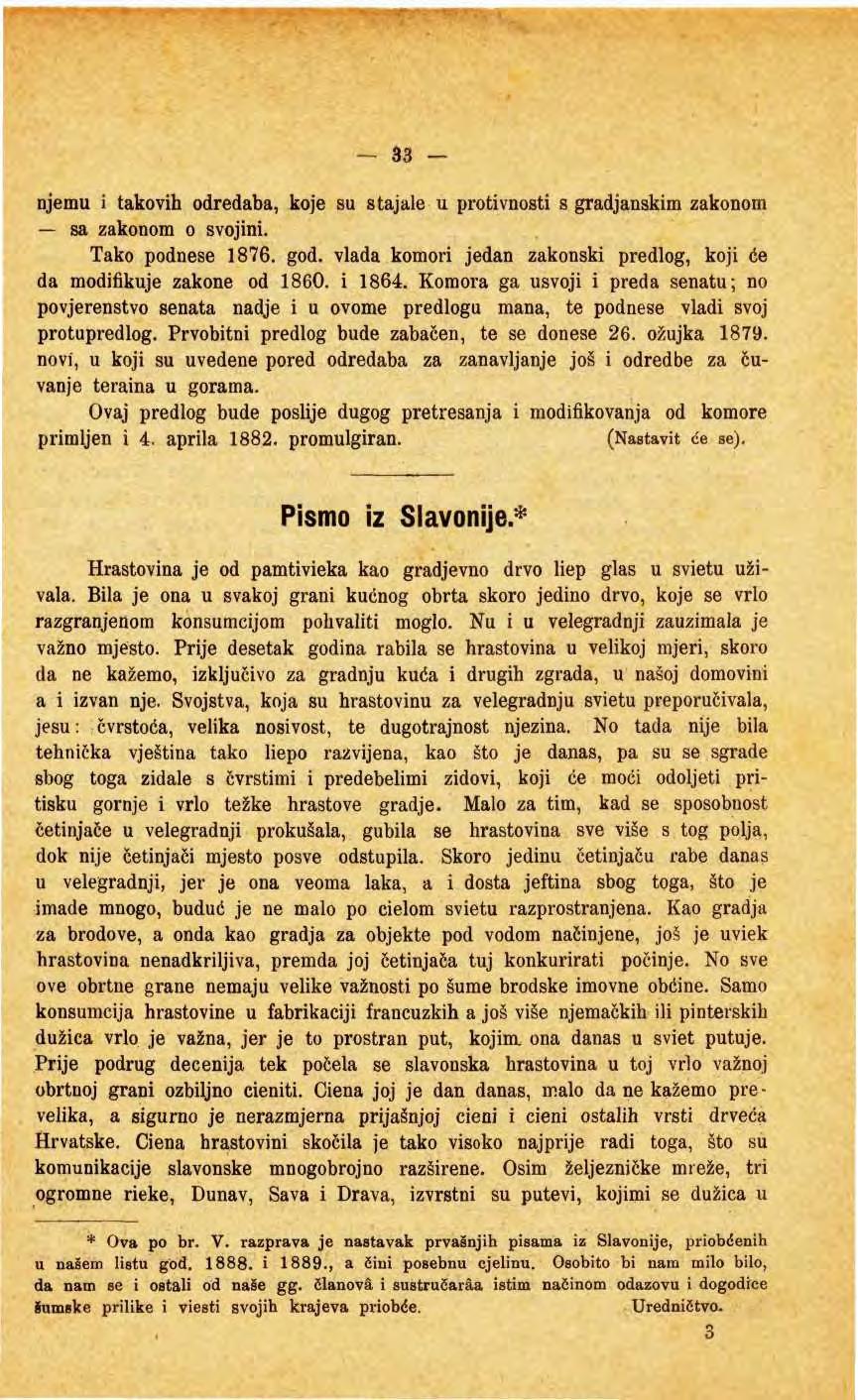 ~ 33 - njemu i takvih dredaba, kje su stajale u prtivnsti s gradjanskim zaknm sa zaknm svjini. Tak pdnese 1876. gd. vlada kmri jedan zaknski predlg, kji će da mdifikuje zakne d 1860. i 1864.