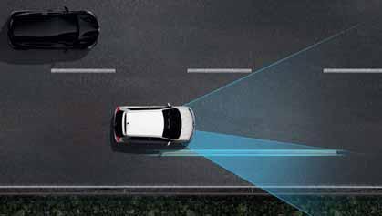 Bezbrižna vožnja: aktivacija zvučnog signala prilikom nenamjerne promjene voznog traka pomoći će vam održati pozornost.