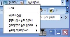 3. Optimizacija slike Prevlačenje i puštanje prozora Kada su particije konfi gurisane i kada je izabrano polje Align to partition (Poravnaj uz particiju), prozor se može prevući u taj deo i biće