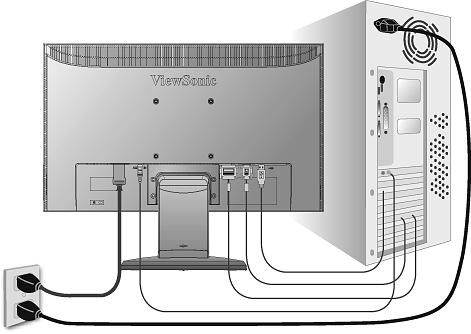 Brza instalacija 1. Povežite kabl za struju (i AC/DC adapter ukoliko je to potrebno) 2.