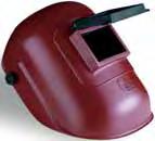 WITCASOUD2800C Crvena Univerzalna Naglavna maska za zavarivanje, otvor za filtere dimenzija 110 x 90 mm.