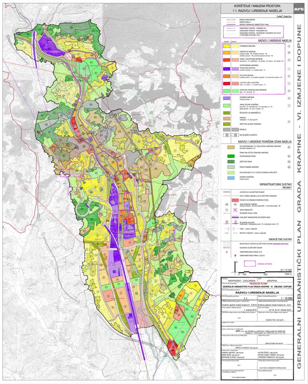 GENERALNI URBANISTIČKI PLAN GRADA KRAPINE -VI. IZMJENE I DOPUNE svibanj NARUČITELJ: Grad Krapina / IZRAĐIVAČ: APE d.o.