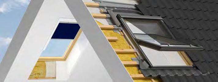 A Opšivke sigurna veza sa krovom E D Modeli EKW i EKS za ugradnju u grupama C Opšivke zaobljenih ivica koje se preklapaju sa krovom obezbeđuju vodootpornu vezu između prozora i krova i osiguravaju