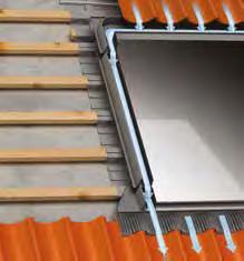 EDZ 0000 opšivka Za visoko profilisane krovne pokrivače do 45 mm, za nagibe krova od 20-90 EDW 0000 opšivka Za