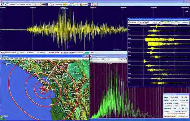 su digitalni seizmogrami i rezultat numeričke obrade zemljotresa od 21. avgusta 2009. godine sa Rihterovom magnitudom 4.8 (slika 15.).
