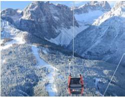 . Skijanje u sustavu 3 Zinnen skijalište