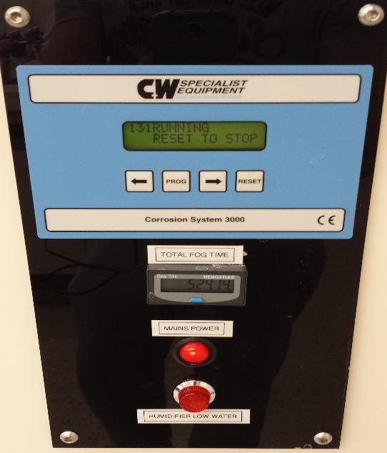 tehnologije u slanoj komori tvrtke CW Specialist Equipment model SF/100 (slika 47 i 48).
