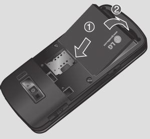 Provjerite jesu li kontakti baterije u ravnini s kontaktima na telefonu. Pritisnite donji dio baterije dok ne sjedne na svoje mjesto.