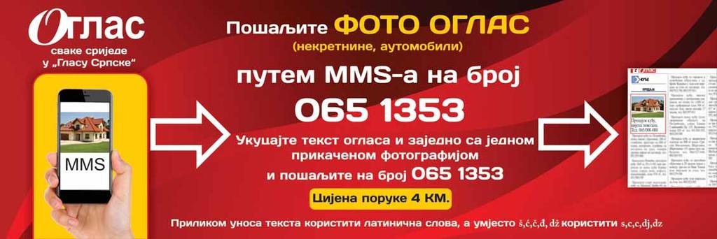 4 srijeda, 13. decembar 2017. plus pomo}na zgrada za stan u Bawaluci, tel. 065/657-490, 066/416-762 Mijewam ku}u 90 m 2 sa centralnim grijawem u Slatini za stan 40 m 2 u Bawaluci, tel.