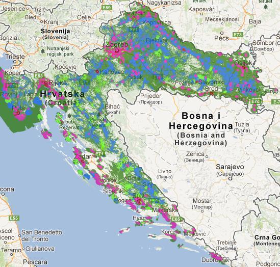 5% svjetske potrošnje energije U Hrvatskoj približno 3000 makro baznih postaja -