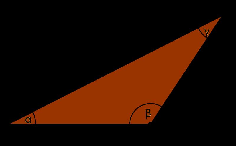 POGLAVLJE 2. KLASIČNI CENTRI TROKUTA 13 Slika 2.5: Tupokutan trokut ABC.