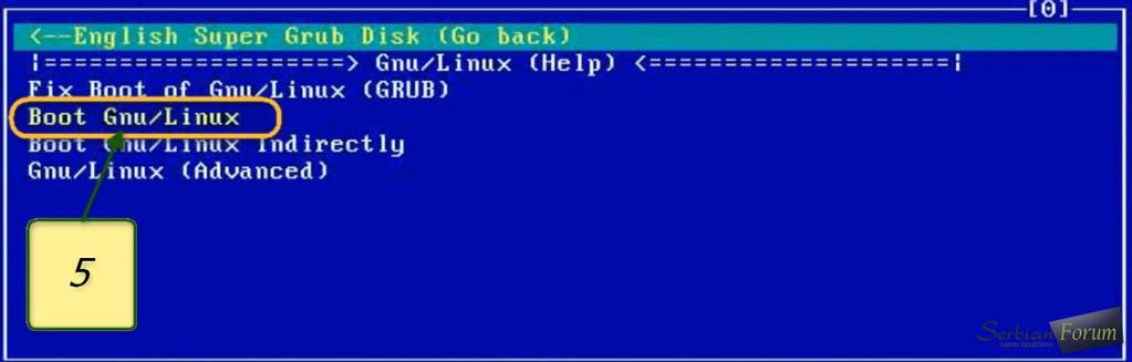 stanite na Boot Gnu/Linux.
