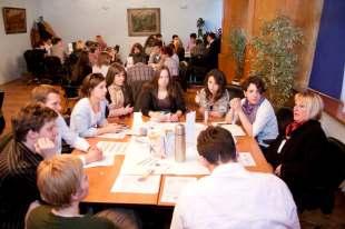 The project follows the World Café concept which aims, in lieu of traditional lectures, students and young people will be given the opportunity to be active participants in discussions on a new way.