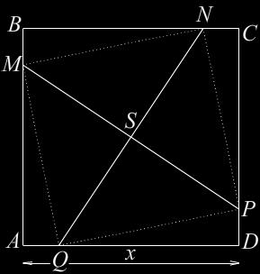 Примјер 4..5. Доказати да се квадрата могу исјећи на дјелове тако да се из њих може саставити нови квадрат. Доказ: Посматрајмо два квадрата ABCD и bcd чије су странице х и у ( > y).