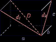 Примјер 6.4.. У правилној призми висина H =, а дијагонала бочне стране је d =. Наћи запремину призме ако је призма: а) тространа; б) четворострана; в) шестострана.