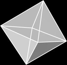 Ако је =, m =, тада је t = 4, s = 4, i = 6 и имамо правилан тетраедар, који има четири стране једанкостраничне троуглове.