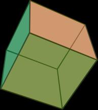 Ако је = 5, m =, тада је t =, s =, i = и имамо правилан додекаедар који има дванаест страна правилних петоуглова.