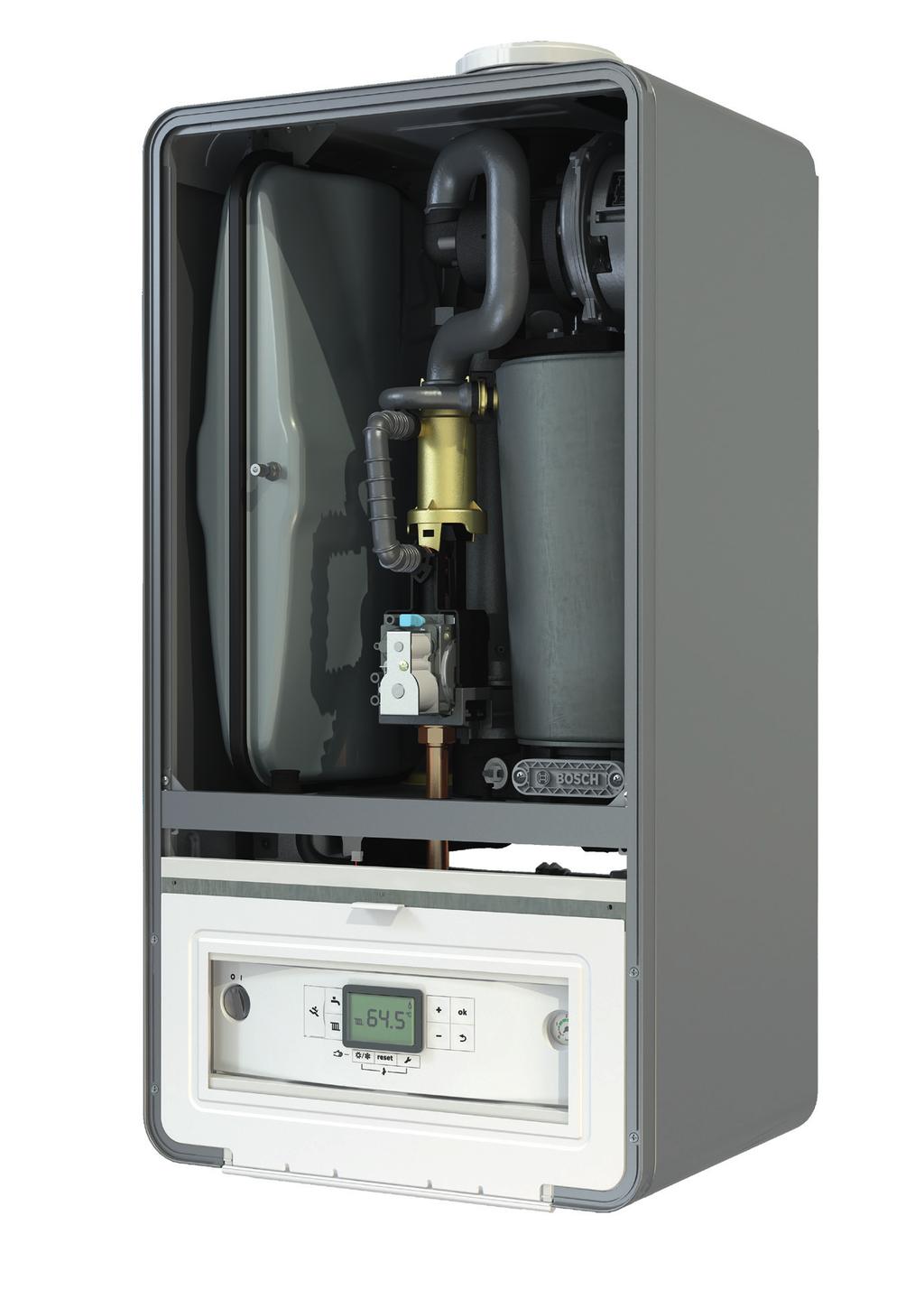 Grejanje sa energetski najefikasnijim rešenjima 5 Kompletno opremljen Za jednostavno instaliranje sa ekspanzionom posudom, sigurnosnim ventilom, pumpom i 3-krakim ventilom.