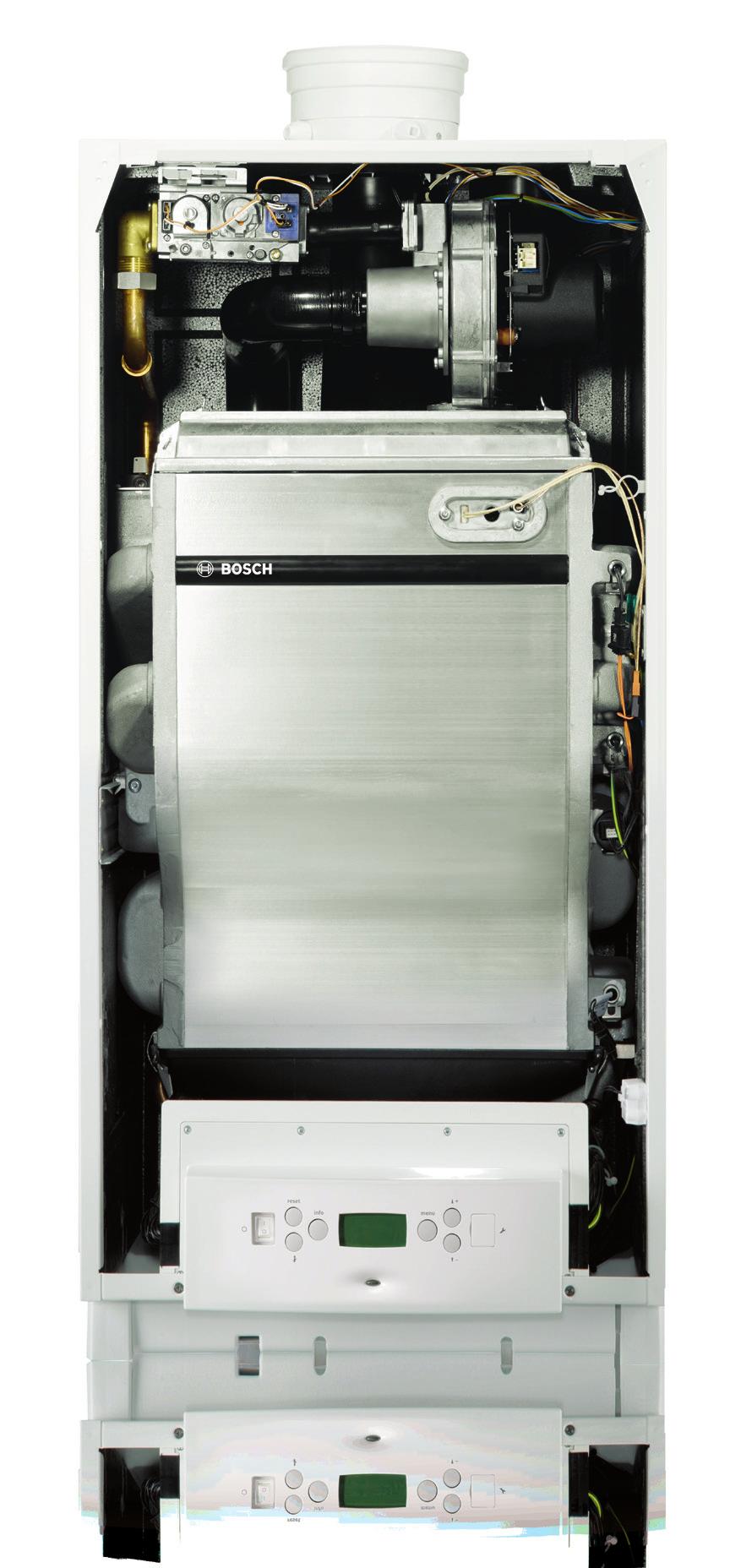 Grejanje sa energetski najefikasnijim rešenjima 9 Gasni kotao Condens 5000 W predstavlja najmoderniji kondenzacioni uređaj svoje generacije kompanije Bosch.
