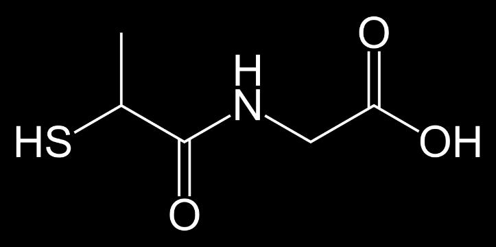 3.5 Alfa-merkaptopropionilglicin Alfa-merkaptopropionilglicin ili tiopronin (slika 16.