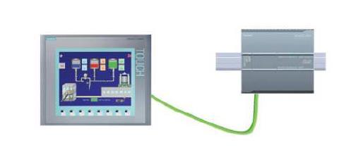 Time je omogućeno međusobno povezivanje više PLC uređaja i računala kao što prikazuje slika 5; PLC uređaja i operatorskih panela kao što prikazuje slika 6; PLC uređaja kao što prikazuje slika 7.