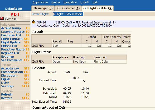 Slika 13: Altea sustav registracije putnika i prtljage (engl. Altea Departure Control System (DCS)) Izvor: [4] Iport sustav registracije putnika i prtljage (engl.