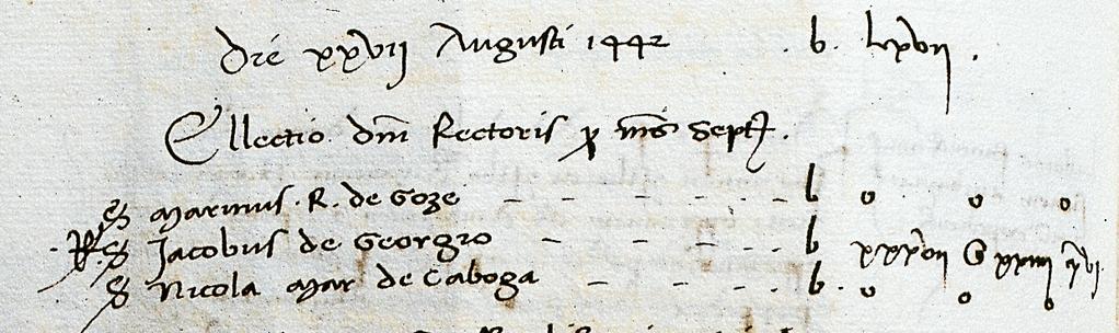 32 Anali Dubrovnik 38 (2000) Slika 10. Izborni rezultati 27. kolovoza 1442. (Acta Consilii Maioris, ser. 8, sv. 7, f. 54v, DAD) 6. Mjere koje πtite pravilnost izbora 6.1. IzuzeÊe Poπto bi imena predloæenika bila sluæbeno proglaπena, njihovi srodnici do drugog stupnja (po kanonskom raëunu, odnosno Ëetvrtog po civilnom, tj.