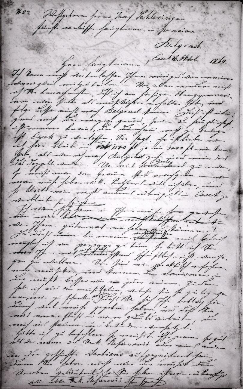 Tema / Theme 3: Franjo Ksaver Kuhač: Korespondencija / Correspondence 1864-1874. Dokumenti / Documents: Pisma iz 2. i 3.
