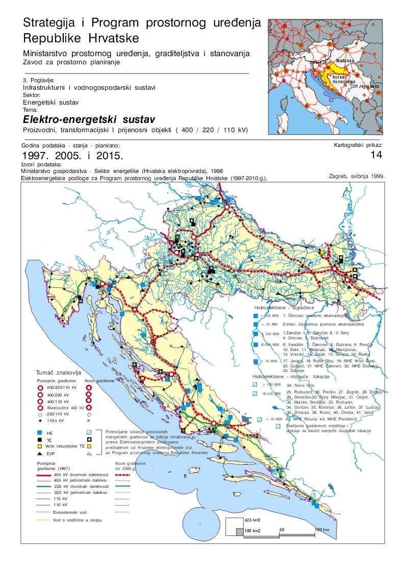 Planirano 2015. 93  Elektroenergetski sustav Godina podataka 1997.