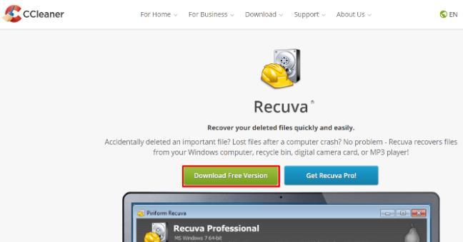 2 Instalacija alata Recuva Alat Recuva službeno je dostupan za Windows operacijske sustave.