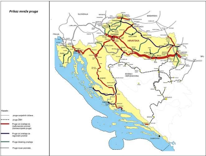 Slika 5. Prikaz mreže pruga u RH i okolici Izvor: http://www.mppi.hr/userdocsimages/20