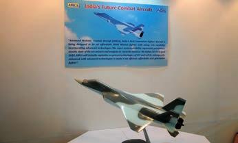 28 VOJNA TEHNIKA Indijski projekt AMCA je da je za ispunjenje tehničkih zahtjeva za stealth osobinama bilo potrebno razviti nove tehnologije izgradnje aviona.