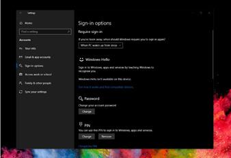 2. Postavljanje monitora c. Prije mogućnosti upotrebe značajke Windows Hello morate postaviti PIN.