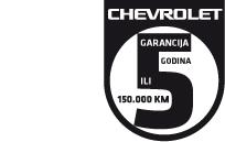 Servis sadrži besplatnu pomoć na putu i besplatnu vuču do najbližeg ovlašćenog Chevrolet servisera, a ako je potrebno i naknadu za alternativni prevoz u određenim okolnostima.