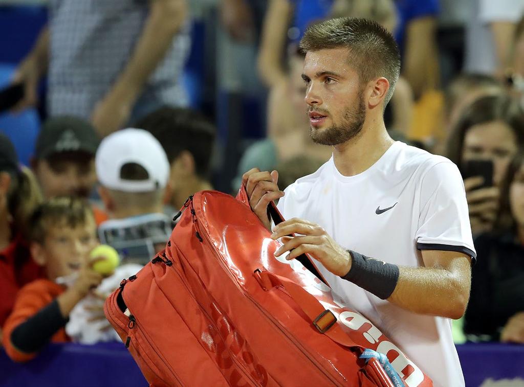 #ATPUMAG #30ATPUMAG SLUŽBENO GLASILO ATP TURNIRA BROJ 6 19. 07. 2019. RASPORED MEČEVA STADION GORAN IVANIŠEVIĆ 17:30 Laslo Đere (SRB) vs. Leonardo Mayer (ARG) ne prije 20:00 Aljaž Bedene (SLO) vs.