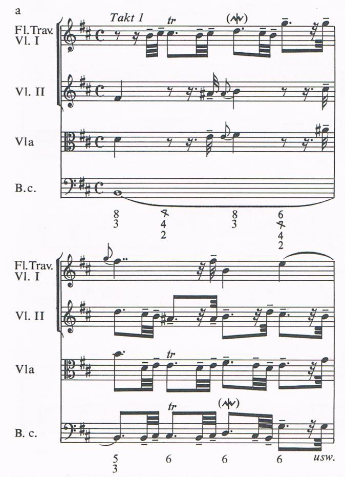 J.S. Bach, Uvertira u h-molu za traverso flautu,