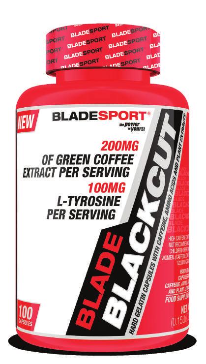 NOVO iz PANSPORT-a BLACKCUT "Blade Blackcut" od BladeSport Nutrition namenjen je aktivnim sportistima i rekreativcima koji žele da ubrzaju proces topljenja masnih naslaga, poboljšaju koncentraciju,