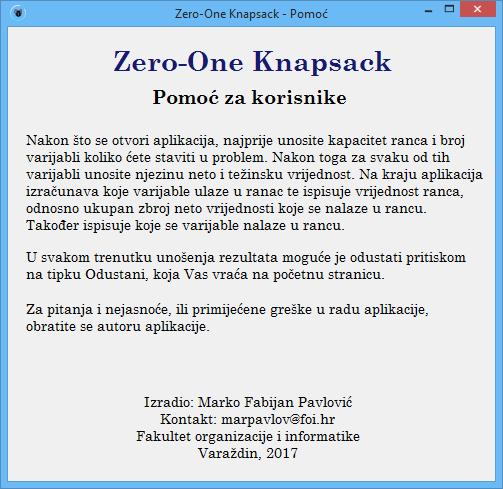 Klikom na gumb Pomoć prikazuje se stranica s uputama za korištenje aplikacije. 9.3. Korištene tehnologije Slika 9.10.