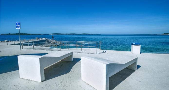 godini nastavljeni su radovi na uređenju plaže Hidrobaza u Štinjanu, a prije početka turističke sezone dovršeni su radovi treće od ukupno sedam predviđenih faza radova.