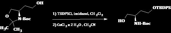 U organskoj sintezi koristi se za uklanjanje acetalne zaštite, tj. u ovom slučaju acetonidne, s 1,2 aminoalkohola, kako bi se dobila slobodna hidroksilna skupina (Shema 3.).