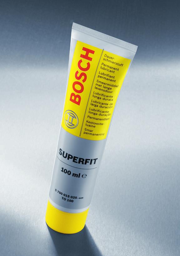 te nije vodljivo Bosch Superfit pritom nudi mnoštvo prednosti: minimalno odvajanje ulja niska tendencija pretvaranja u pastu u odnosu na